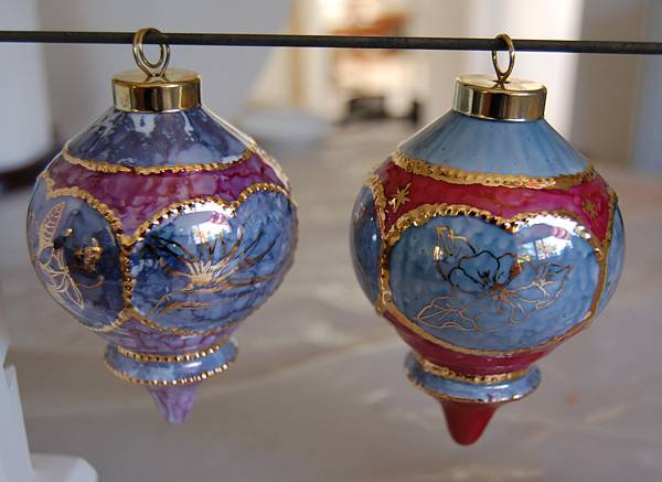 Beaded Ornaments - Bird of Paradise and Hibiscus
